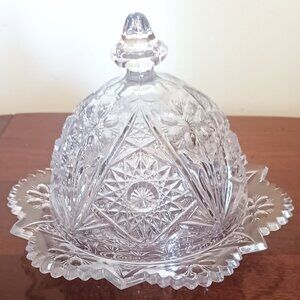 LG Wright Imperial Covered Butter Dish Vintage
